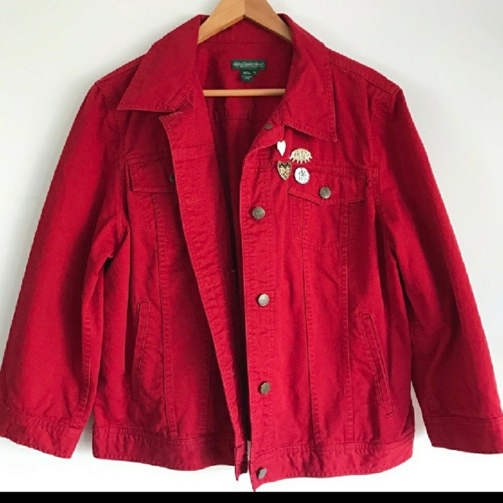 L@@K!!!! Amazing Red Ralph Lauren Jacket!!!